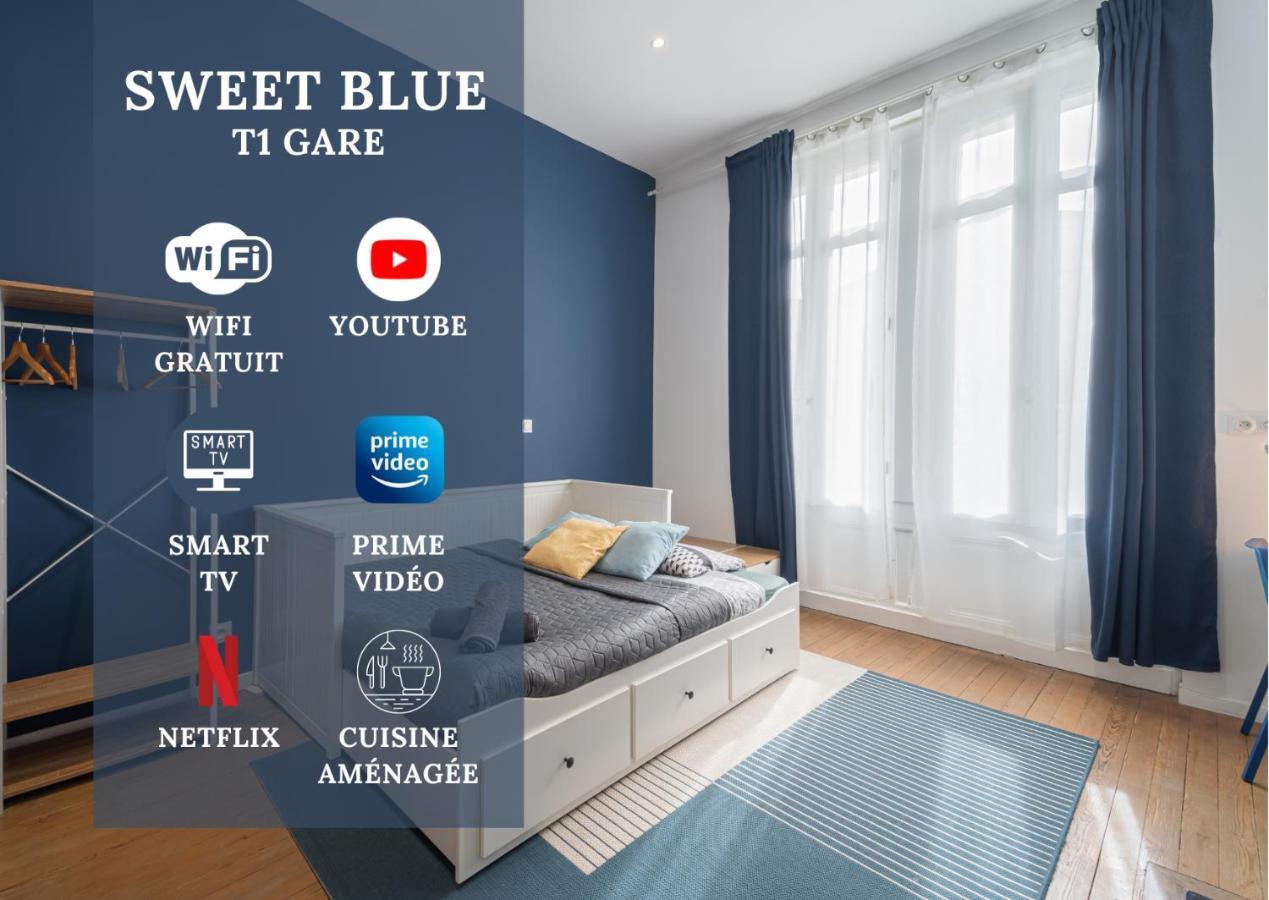 Ferienwohnung Sweet Blue T1 Gare Libourne Exterior foto